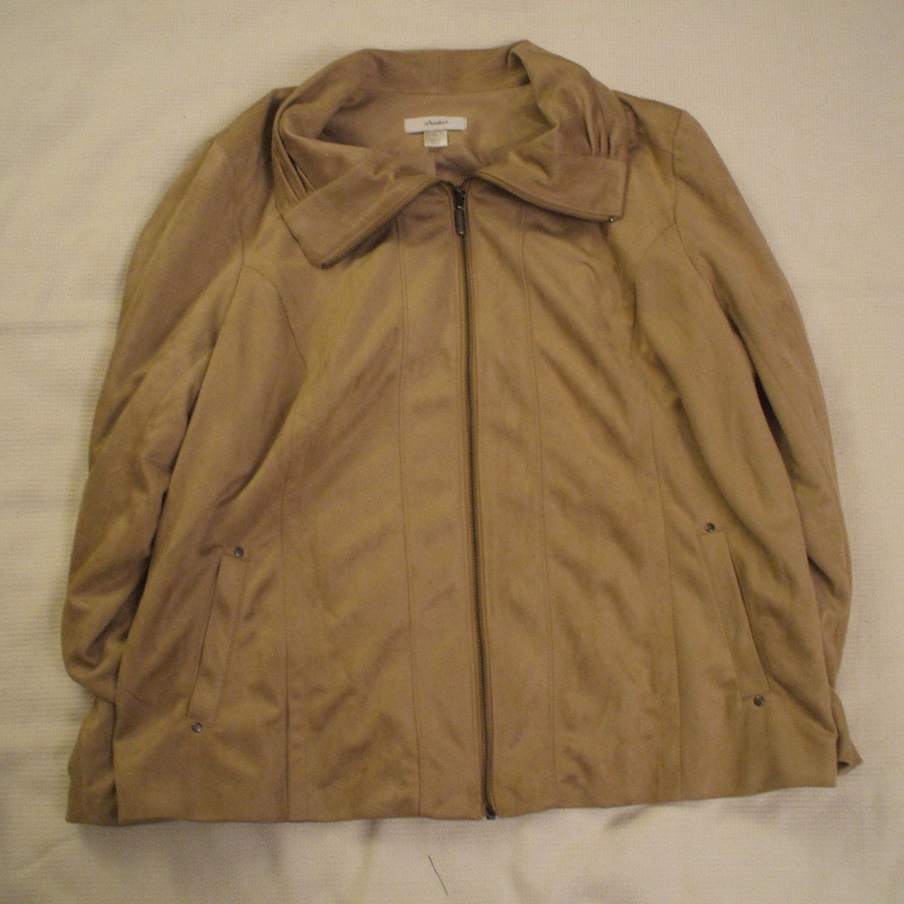 Faux Ultrasuede CJ Banks Jacket